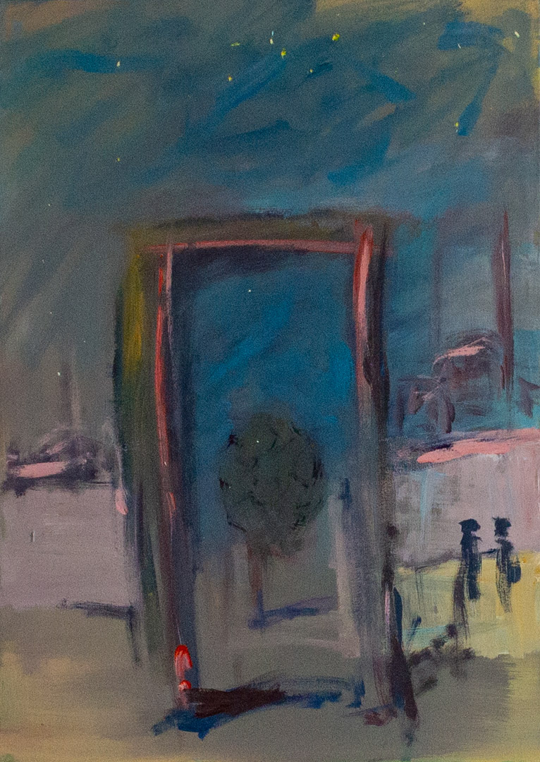 Landschaft mit Zeitfenster